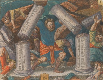 La historia de Sansón, 1549 de Cornelis Massys
