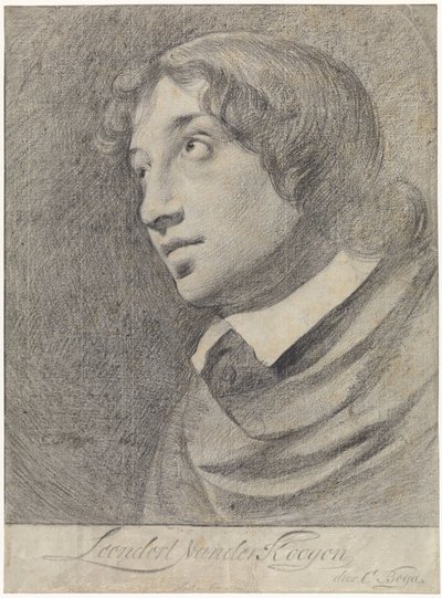 Retrato de Leendert van der Cooghen de Cornelis Pietersz. Bega