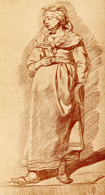 Estudio sobre un campesino holandés de Cornelis Pietersz Bega