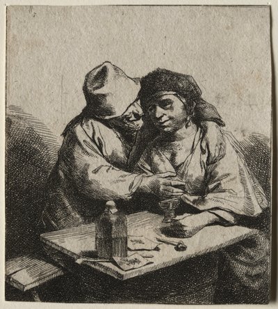 La pareja amorosa de Cornelis Pietersz Bega