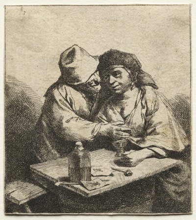 La Pareja Amorosa de Cornelis Pietersz Bega