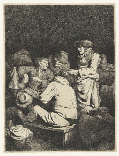 Propietaria y compañía en posada de Cornelis Pietersz. Bega