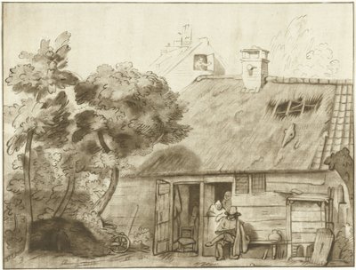 Delineante para granja de Cornelis Ploos van Amstel (signed by artist)