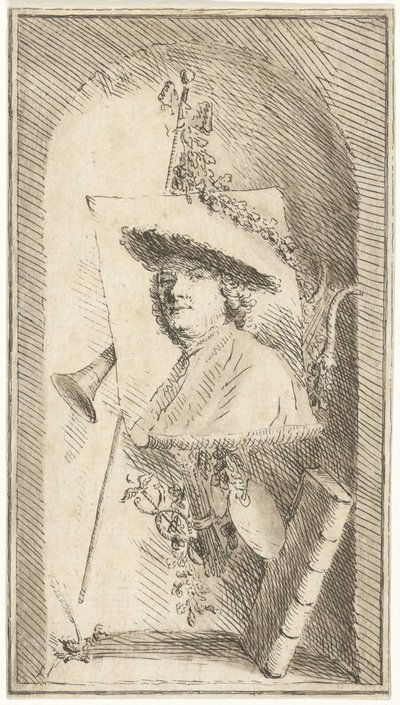 Autorretrato de Cornelis Ploos van Amstel de Cornelis Ploos van Amstel (signed by artist)