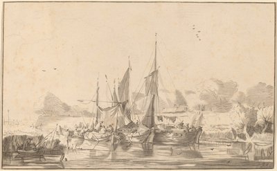Canal en Utrecht de Cornelis Ploos van Amstel
