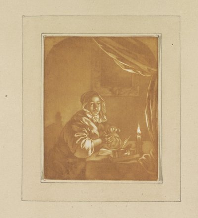 Dama a la luz de las velas de Cornelis Ploos van Amstel