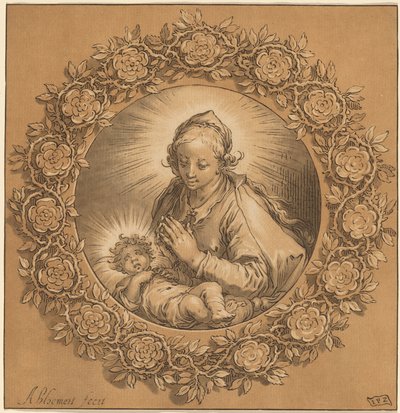 Madonna y Niño, 1769 de Cornelis Ploos van Amstel