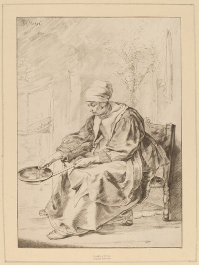 Mujer de los panqueques de Cornelis Ploos van Amstel