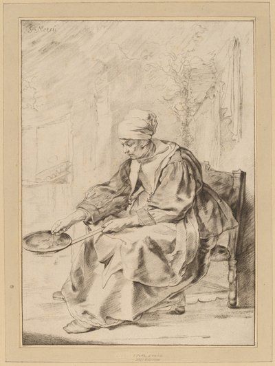 Mujer de los panqueques de Cornelis Ploos van Amstel