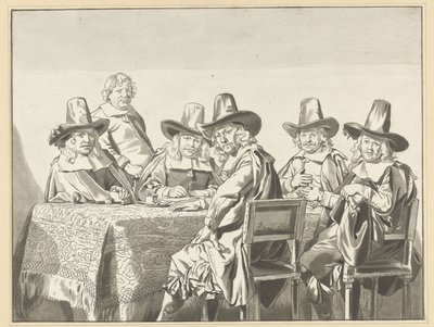 Regentes del orfanato de Haarlem de Cornelis Ploos van Amstel