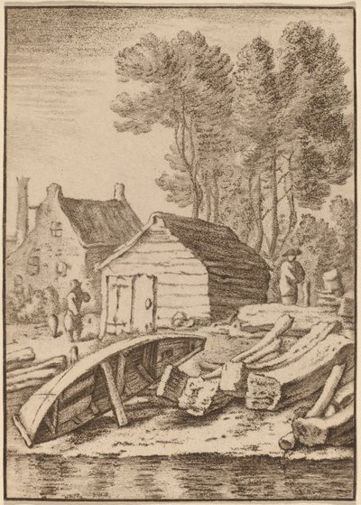 Astillero, 1761, publicado 1765 de Cornelis Ploos van Amstel