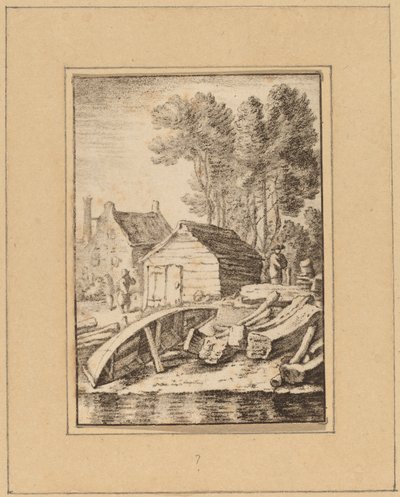 Astillero, 1761, publicado 1765 de Cornelis Ploos van Amstel