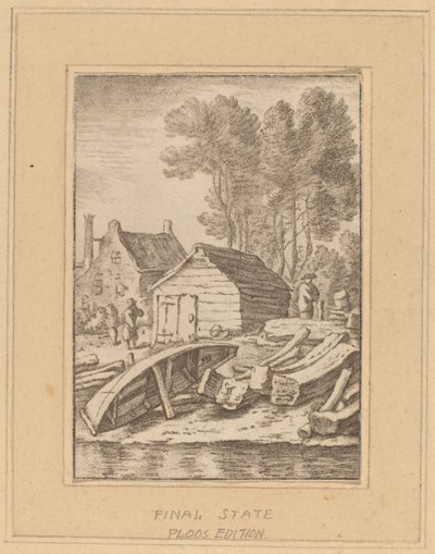 Astillero de Cornelis Ploos van Amstel after Herman Saftleven