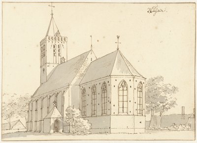 La iglesia de Huizen de Cornelis Pronk