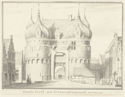 El viejo Oosterpoort o Gevangenpoort en Hoorn de Cornelis Pronk