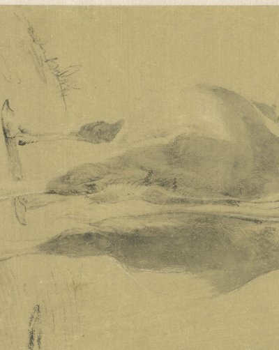 Vaca de pie, por detrás de Cornelis Saftleven