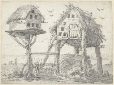 Dos palomares de Cornelis Saftleven