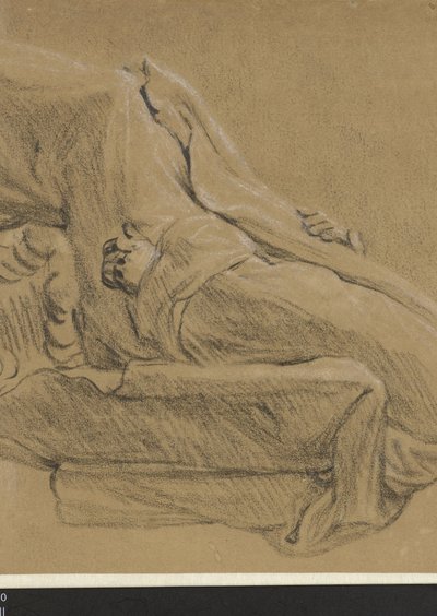 Hombre sentado, mirando hacia la izquierda de Cornelis Saftleven