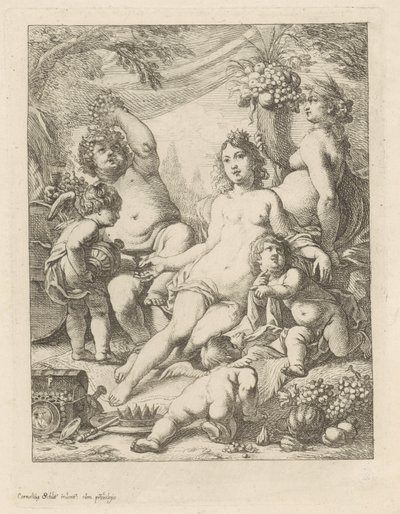 Baco, Venus y Ceres. de Cornelis Schut (I)
