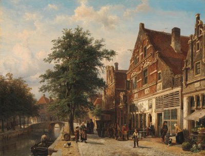 El Zuiderhavendijk, Enkhuizen de Cornelis Springer