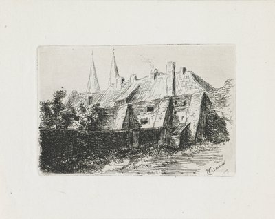 Tres árboles altos Quinta suite (título de la serie) de Cornelis Steffelaar