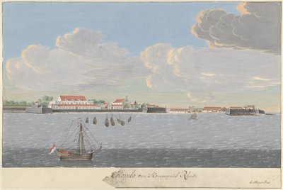 Vista de Colombo desde la rada de Cornelis Steiger