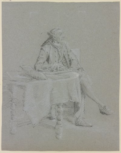 Caballero sentado a la mesa de Cornelis Troost