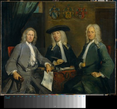 Tres síndicos del gremio de cirujanos de Cornelis Troost