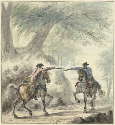 Duelo, 1740 de Cornelis Troost