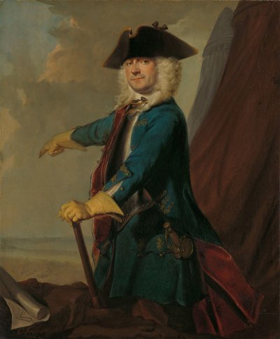 Gerrit Sichterman (1688-1730). Intendente General de la Caballería, Coronel del Regimiento de Infantería de Oranje-Groningen, Comandante de Grave de Cornelis Troost