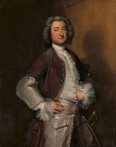 Retrato de Isaac Sweers, Oficial Principal de Ámsterdam y Gobernador de la Compañía Holandesa de las Indias Orientales de Cornelis Troost