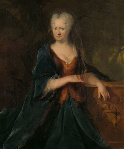 Retrato de Louise Christina Trip, esposa de Gerrit Sichterman de Cornelis Troost
