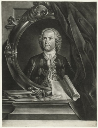 Retrato del compositor Pietro Antonio Locatelli de Cornelis Troost