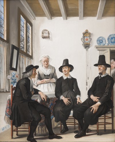 Saartje Jans es pedida en matrimonio, 1738 de Cornelis Troost