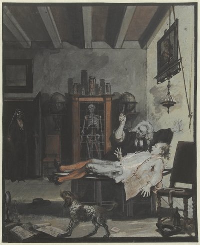 Escena de la comedia Krispijn Medicine de Cornelis Troost