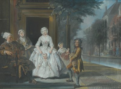 El organillero, 1743 de Cornelis Troost