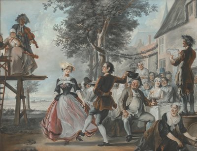 La boda de Kloris y Roosje de Cornelis Troost