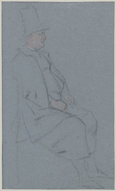 Curandero sentado, perfil a la derecha de Cornelis Troost