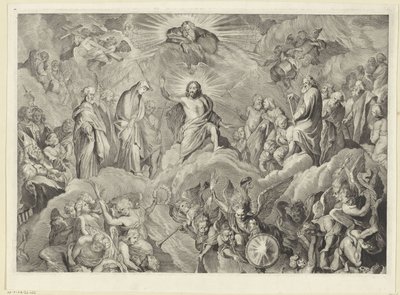 Juicio final (placa superior) de Cornelis Visscher (II)