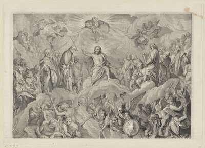 Juicio final (placa superior) de Cornelis Visscher (II)