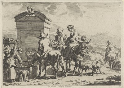 lugar de descanso Paisajes (título de la serie) de Cornelis Visscher (II)