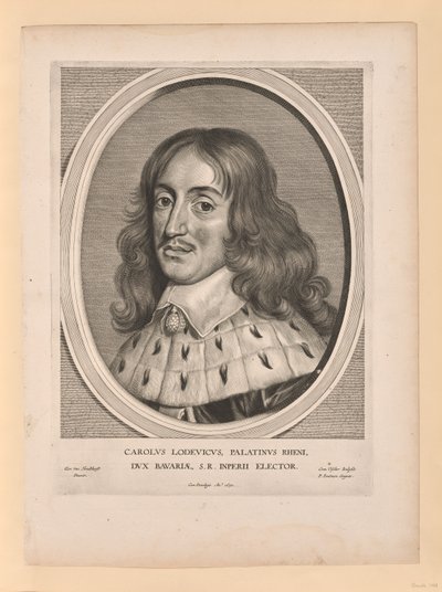 Carlos Luis, Conde Palatino, de Effigies Variae... de Cornelis Visscher