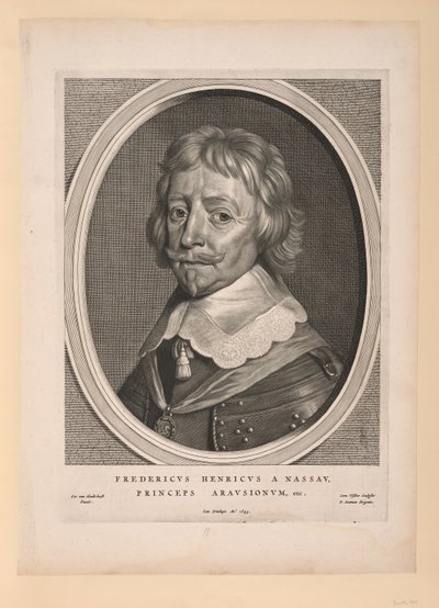 Federico Enrique, Príncipe de Orange, de Nueve retratos de Cornelis Visscher