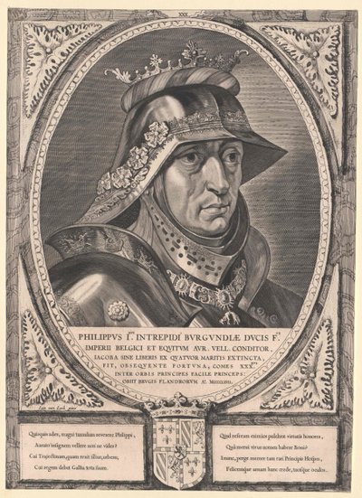 Emperador del Sacro Imperio Romano Germánico Maximiliano I (huella) de Cornelis Visscher
