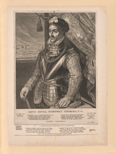 Jan van der Does, de Quatuor Personae de Cornelis Visscher
