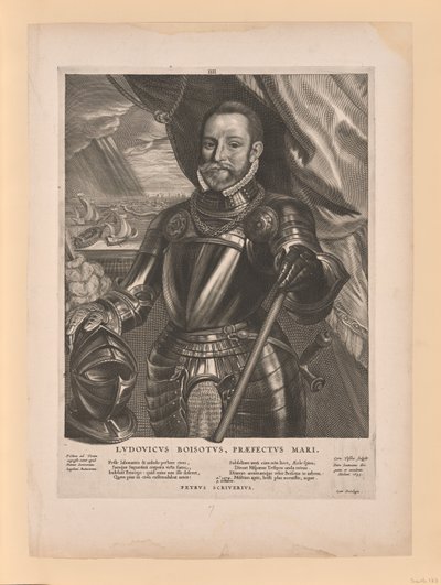 Luis de Boisot, Almirante de Zelanda, de Quatuor Personae de Cornelis Visscher