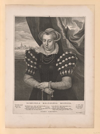 Magdalena Moons, de Quatuor Personae de Cornelis Visscher