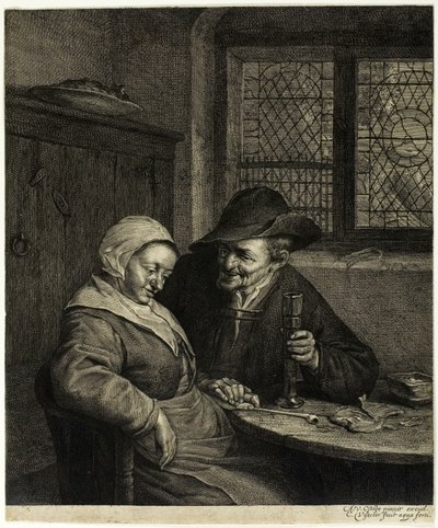 Anciano y Anciana de Cornelis Visscher