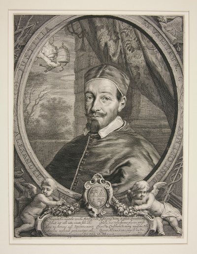 Papa Alejandro VII, Fabio Chigi (1599-1667) de Cornelis Visscher