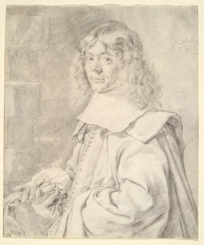 retrato de un joven de Cornelis Visscher